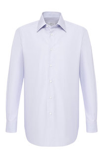 Хлопковая сорочка с воротником кент Brioni