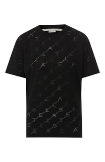 Футболка с логотипом бренда Stella McCartney