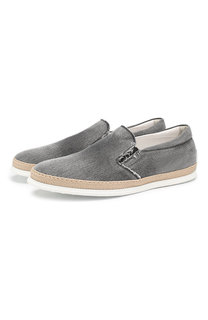Текстильные слипоны Tod’s Tods