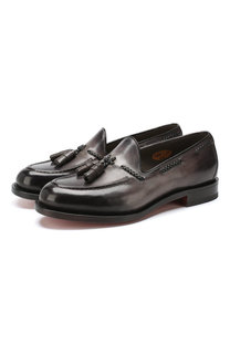 Кожаные лоферы Santoni