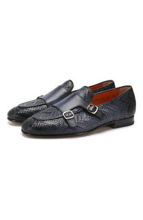 Кожаные монки Santoni