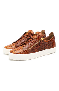 Кожаные кеды Frankie Giuseppe Zanotti Design