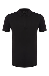 Хлопковое поло Emporio Armani