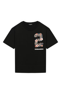 Хлопковая футболка Dsquared2