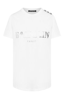 Хлопковая футболка Balmain