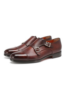 Кожаные монки Santoni