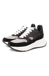 Кожаные кроссовки Alexander McQueen