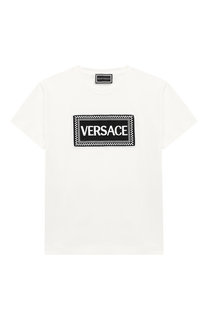 Хлопковая футболка Young Versace