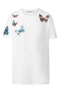 Хлопковая футболка Valentino