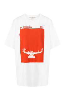 Хлопковая футболка Golden Goose Deluxe Brand