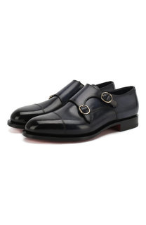 Кожаные монки Santoni