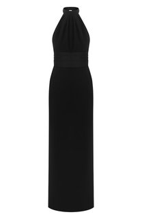 Шерстяное платье-макси Saint Laurent