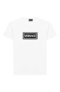 Хлопковая футболка Young Versace