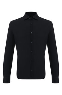 Хлопковая рубашка Ermenegildo Zegna