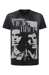 Хлопковая футболка Dsquared2