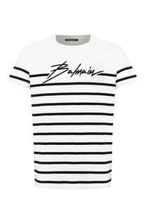 Хлопковая футболка Balmain