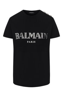 Хлопковая футболка Balmain