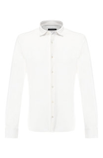 Хлопковая рубашка Ermenegildo Zegna