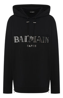 Хлопковый пуловер Balmain