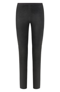 Брюки из смеси кожи и хлопка Rick Owens