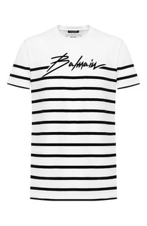 Хлопковая футболка Balmain