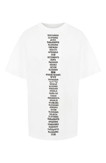 Хлопковая футболка Vetements