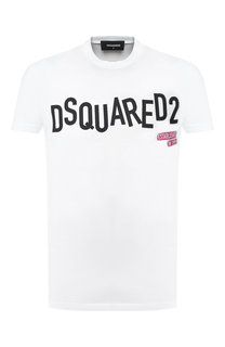 Хлопковая футболка Dsquared2