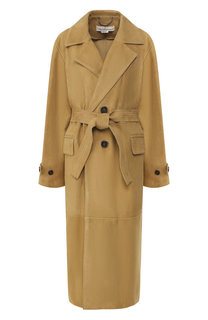 Кожаное пальто Golden Goose Deluxe Brand
