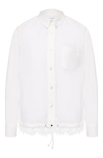 Блузка с накладным карманом Sacai