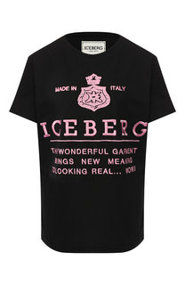Хлопковая футболка Iceberg
