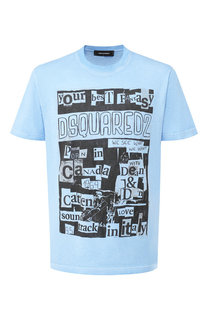 Хлопковая футболка Dsquared2