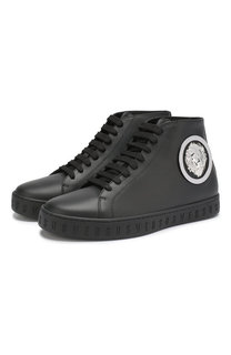 Кожаные кеды Versus Versace