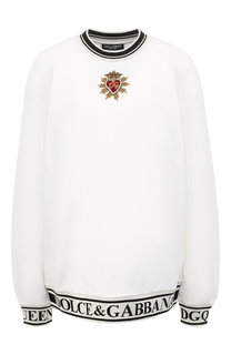 Хлопковый пуловер Dolce & Gabbana