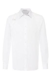 Хлопковая рубашка Alexander McQueen