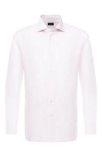Сорочка из смеси хлопка и льна Ermenegildo Zegna