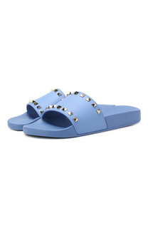 Резиновые шлепанцы Valentino Garavani Rockstud Valentino