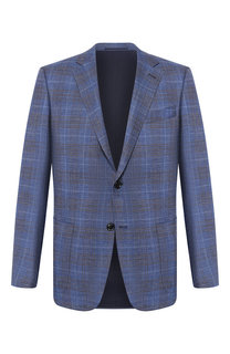 Пиджак из смеси шерсти и шелка Ermenegildo Zegna