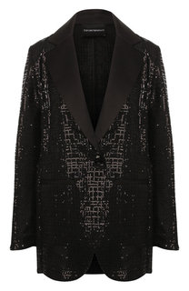 Жакет с пайетками Emporio Armani