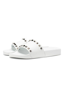 Резиновые шлепанцы Valentino Garavani Rockstud Valentino