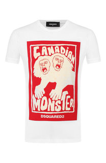 Хлопковая футболка Dsquared2