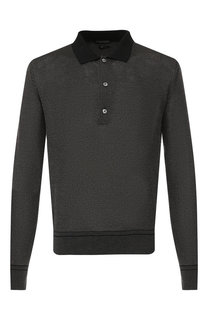 Поло из смеси шелка и хлопка Tom Ford