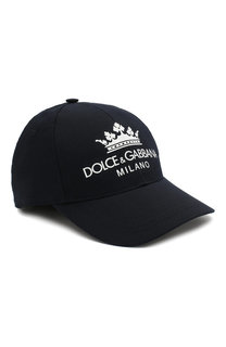 Хлопковая бейсболка Dolce & Gabbana