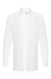 Сорочка из смеси хлопка и льна Brioni