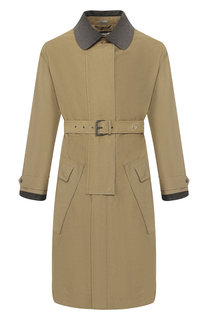 Хлопковый плащ Lanvin