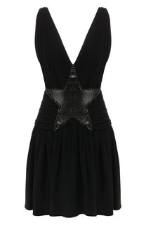 Платье со звездой Saint Laurent
