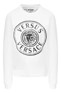 Хлопковый пуловер Versus Versace