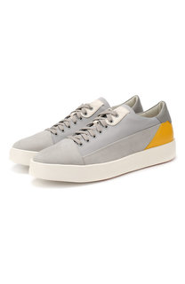Кожаные кеды Santoni