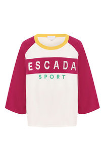 Пуловер из смеси хлопка и кашемира Escada Sport