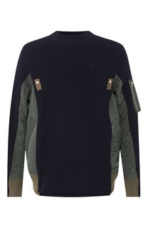 Хлопковый джемпер Sacai