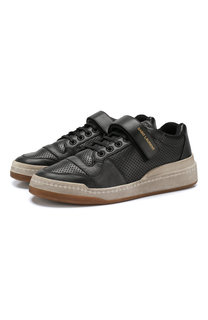 Кожаные кеды Saint Laurent